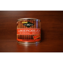 DUKRA Lakierobejca 250ml akrylowa l ORZECH / lakierobejca do drewna
